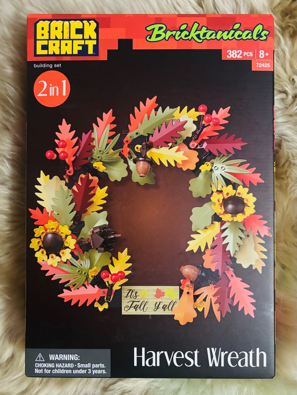 Brick Craft Bricktanicals Harvest 2in1  Wreath & Swag Building Set